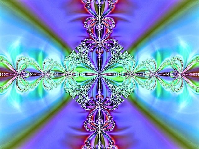 Free fractal fantasy background illustration