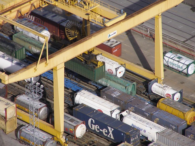 Free Container Container Crane photo and picture
