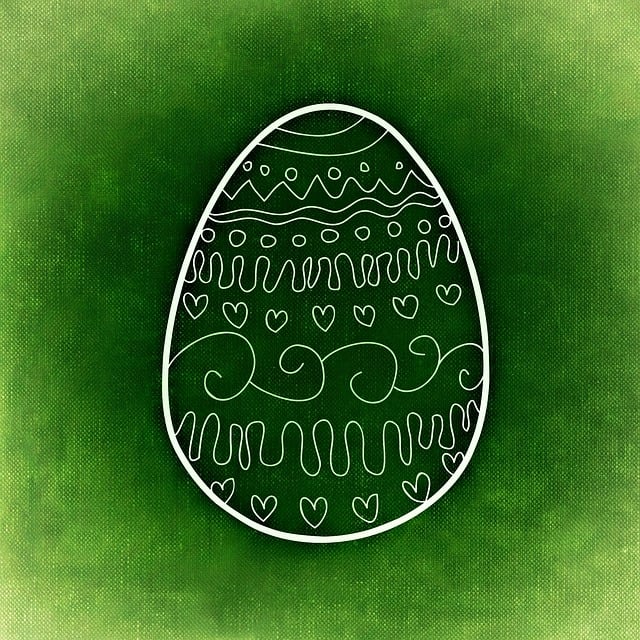 Free easter wishes greeting card illustration
