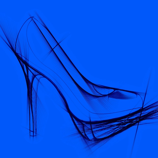 Damenschuh, Schuh, Absatz, Abstrakt