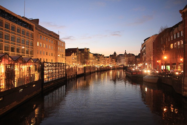 Amsterdam, Kanaler, Holland, Europa