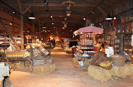 Markthalle, Bauernmarkt, Einkaufen