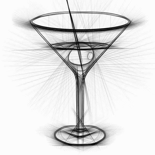 Free cocktail drink bar illustration