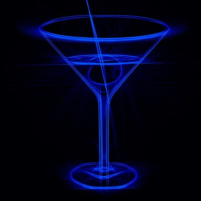Free cocktail drink bar illustration