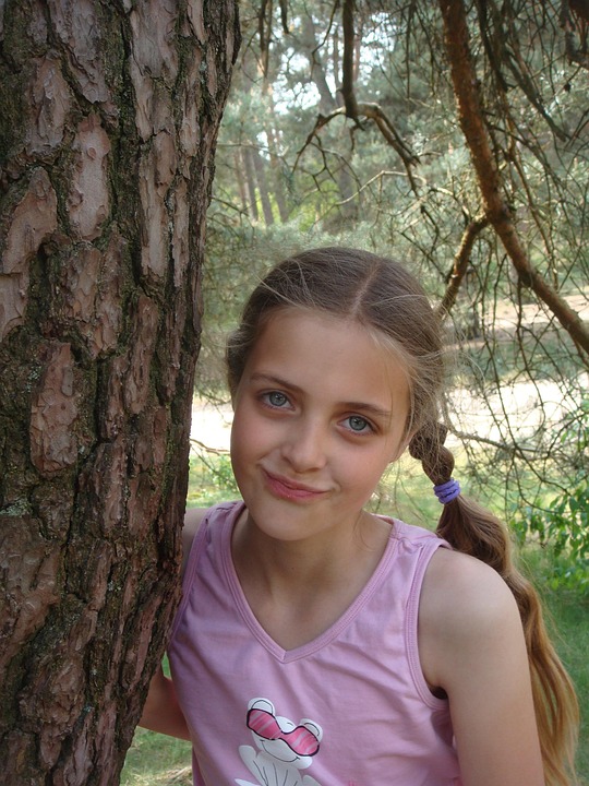 girl tree fir free photo on pixabay
