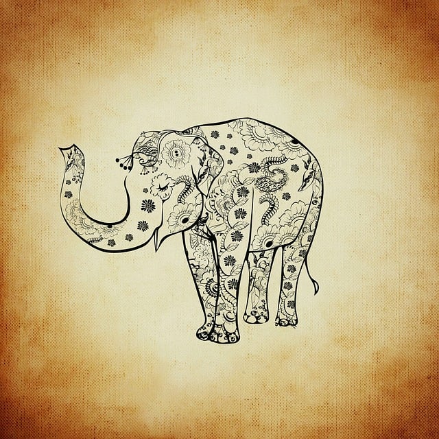Download Elephant Background Template Royalty-Free Stock Illustration ...