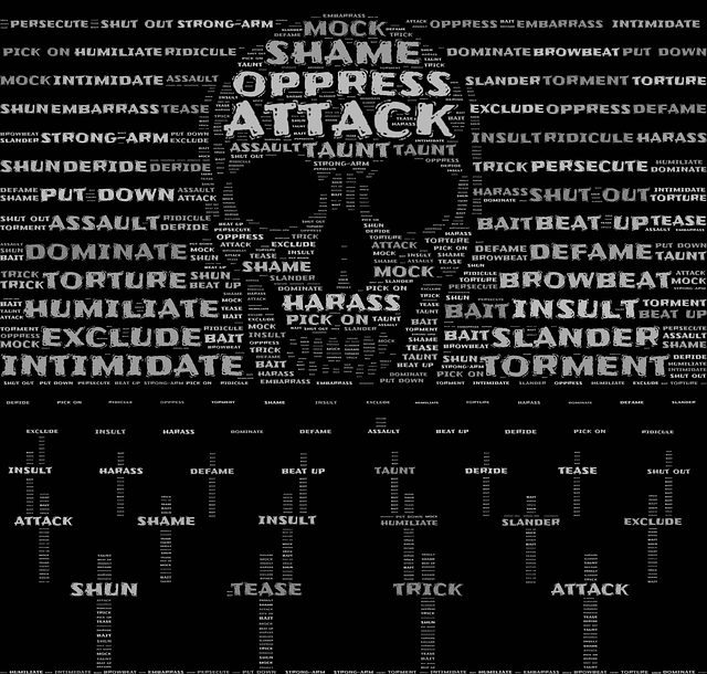 Free aggression attack oppression illustration