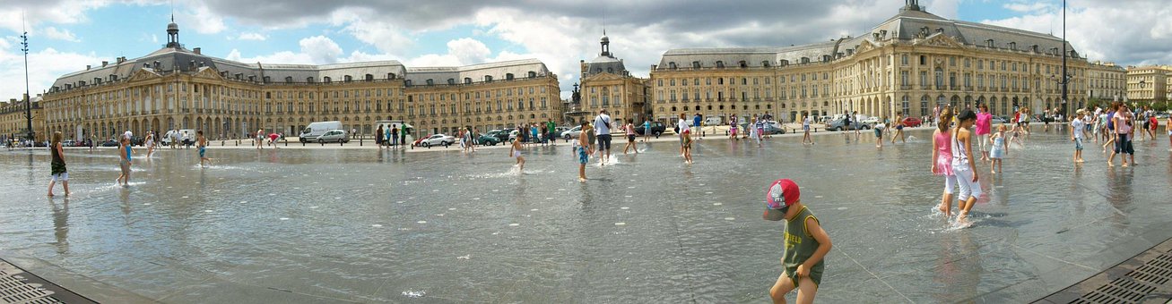 Panoramiske, Bordeaux, Vand Spejl