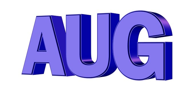 Free august aug month illustration