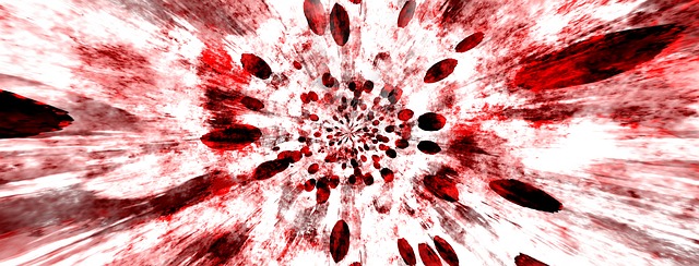 Free chaos explosive background illustration