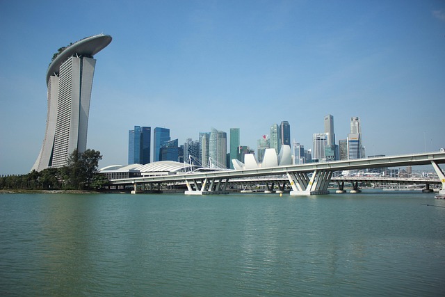 Singapore, Marina Bay, By, Forretning