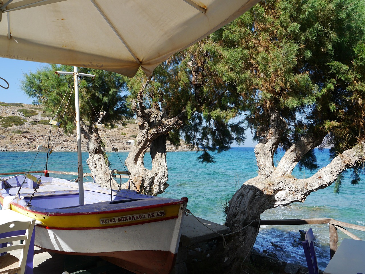 Meer Boot Olivenbaum - Kostenloses Foto auf Pixabay