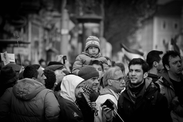 Budapest, Ungarn, Demonstration