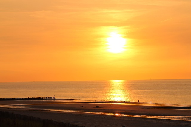 Free Sea Sunset photo and picture
