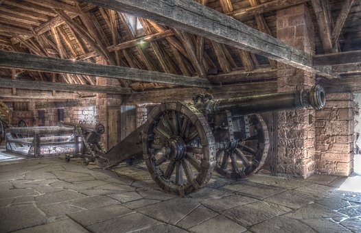 Cañón, Viejo, Arma, Histórico, Antiguo