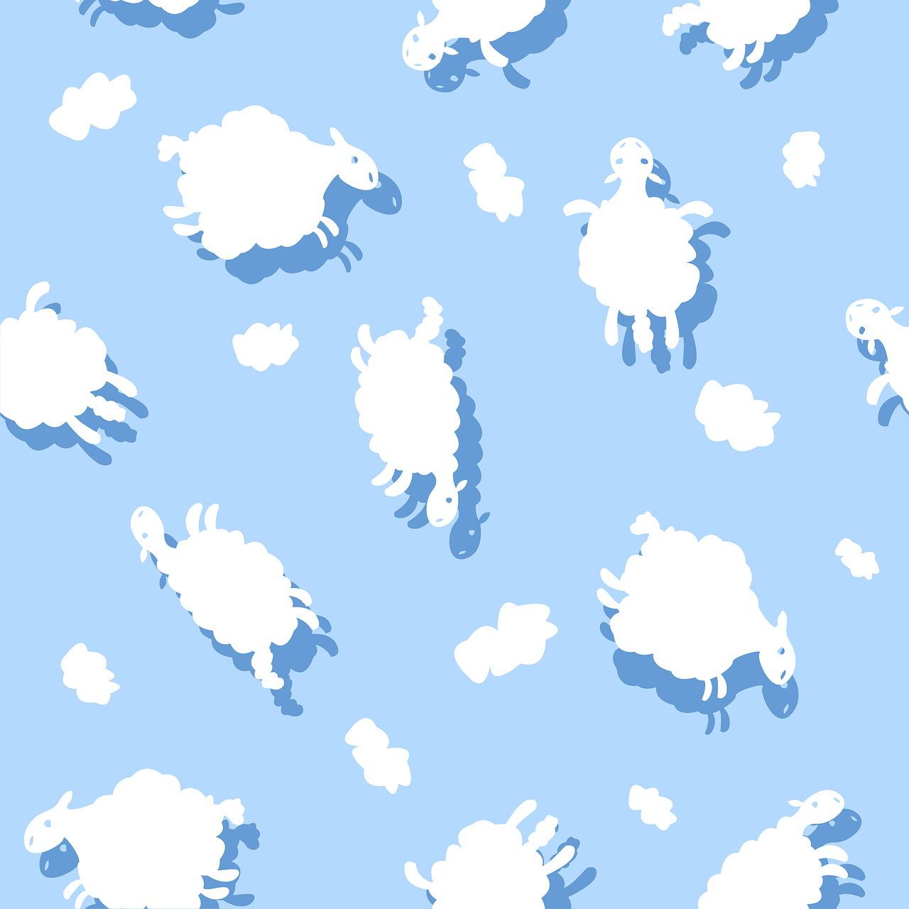 Download Sheep, Clouds, Background. Royalty-Free Vector Graphic - Pixabay