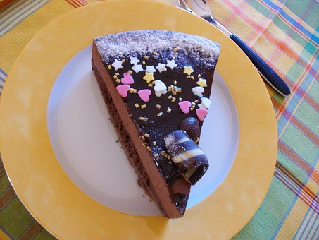 Kage, Et Stykke Kage, Sød, Bager