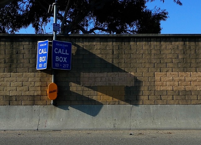 Free Call Box Freeway photo and picture