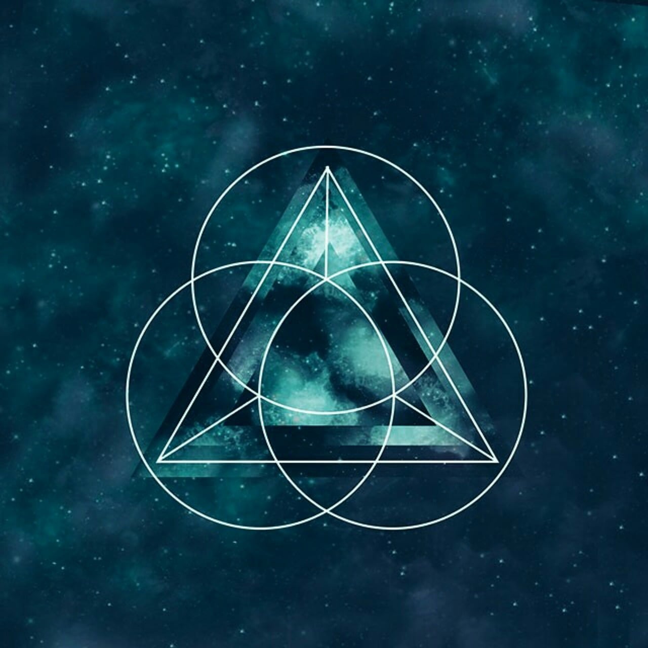 Download Space, Circles, Triangles. RoyaltyFree Stock Illustration