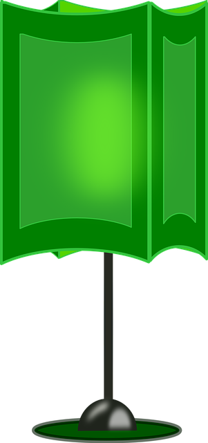 Free green lamp light illustration