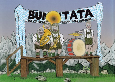 Free Bavaria Folk Music illustration and picture