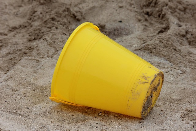 Sand Legetøj, Legetøj, Gul Spand