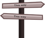 this way, confuse, where to go