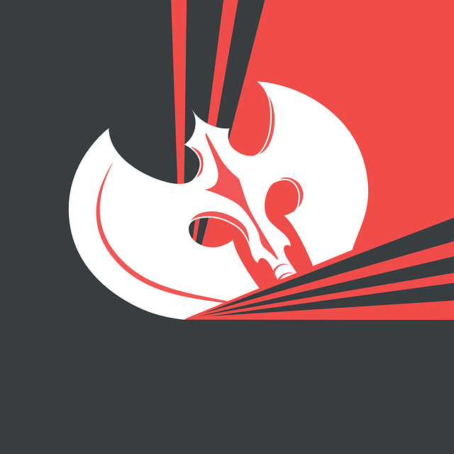 Free axe war weapon vector