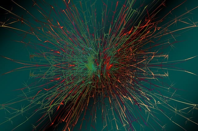 Free fireworks light background illustration