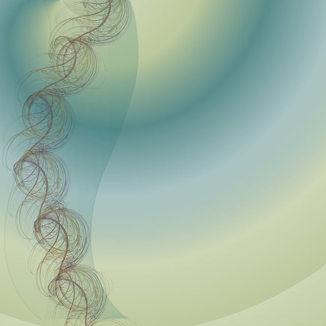 Free spiral design fractal illustration