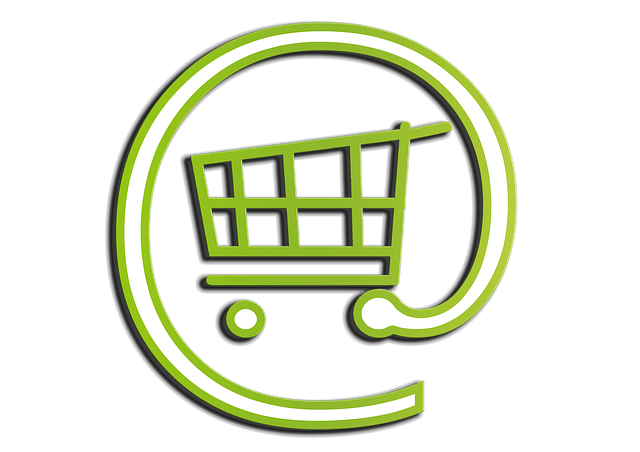 Free shopping venture internet shopping cart illustration