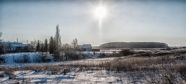 Invierno, Sol, Paisaje