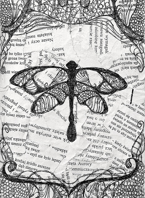 Free Dragonfly Art photo and picture
