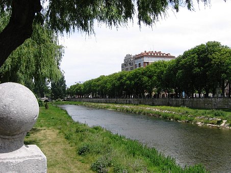 Burgos, Spanien, Stadt, Fluss