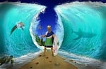 sea, fantasy, water
