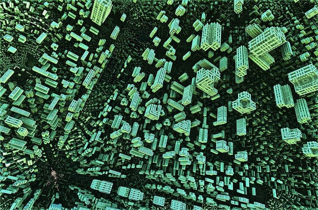 Free fractal 3d render illustration