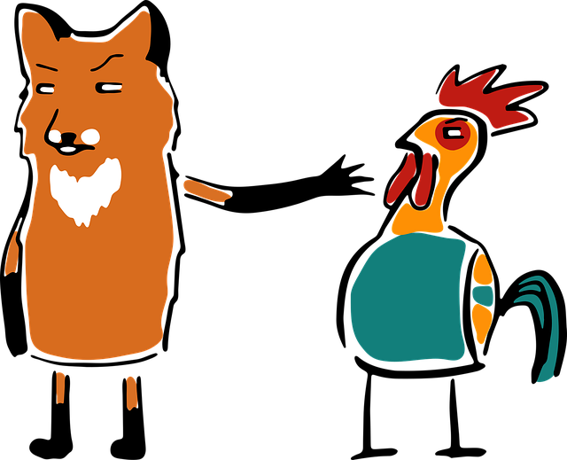 Pasăre, Cocoş, Vector, Pui, Drăguţ