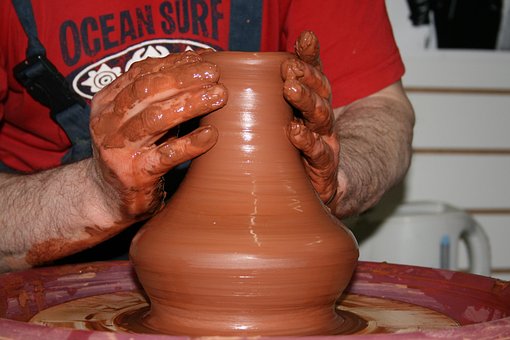 Clay, Potter, Master, Modeling, Trade
