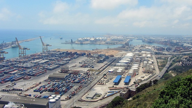 Port, Barcelona, Boats, Goods