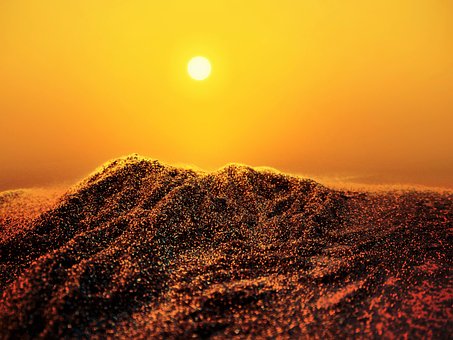 Funkeln, Wüste, Natur, Dünen, Sand