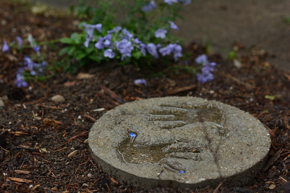 baby handprint in cement