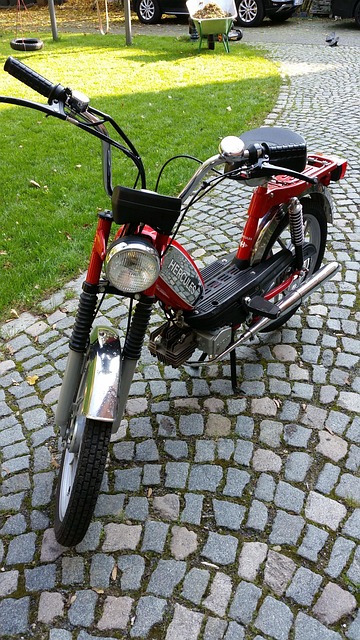Free Motorcycle Moped photo and picture