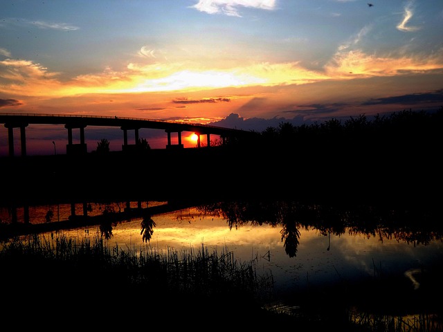 Puesta De Sol Puente - Foto gratis en Pixabay - Pixabay