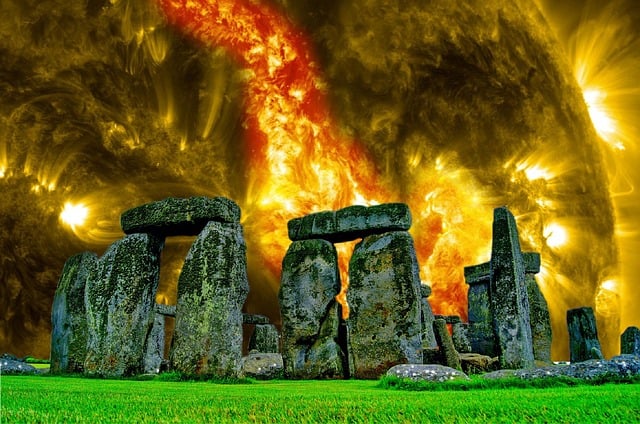 Free stonehenge fantasy heaven illustration