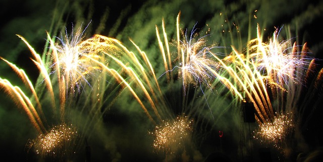 Feuerwerk, Raketen, Feuerwerkskörper