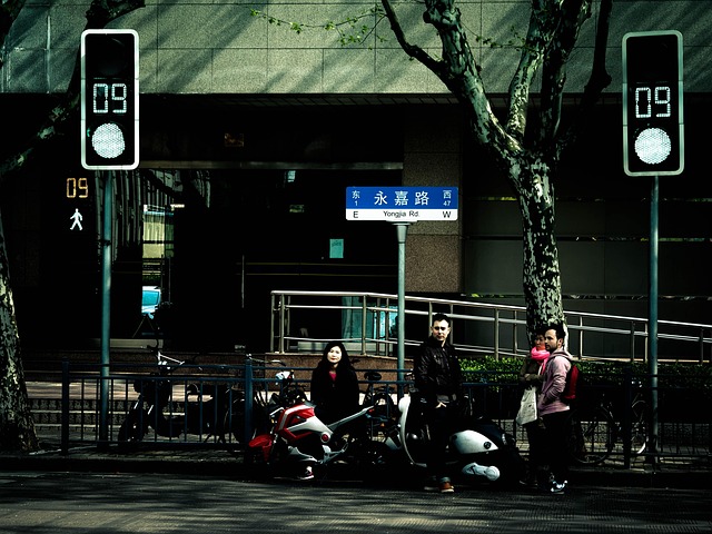 Volksrepublik China, Shanghai, Ampel