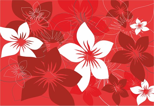 O Plano De Fundo, Flores, Folhas