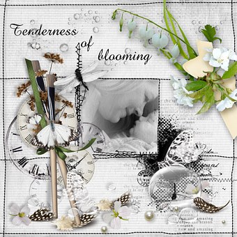 Free Scrapbook Vanilla M illustration and picture