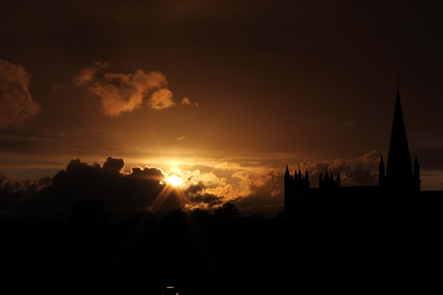 Pôr Do Sol, Céu, Sol, Crepúsculo