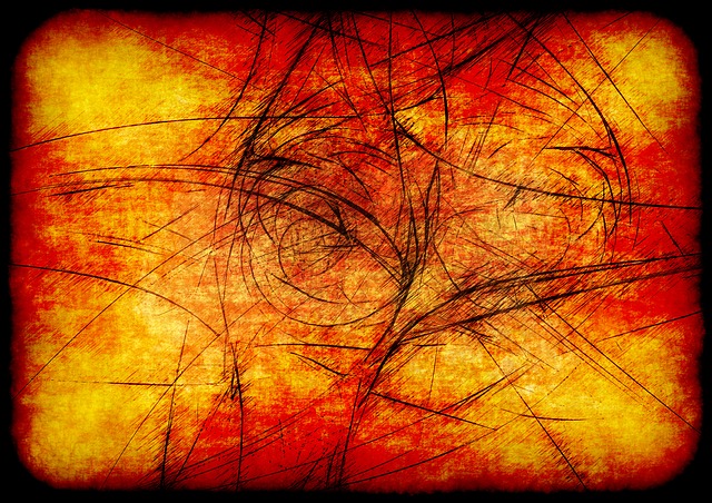 Free structure cracks waves illustration